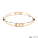 Load image into Gallery viewer, Platinum Rose Gold Bangle for Women JL PTB 1247
