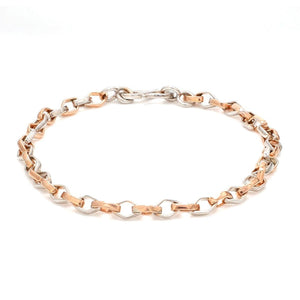 Platinum Rose Gold Bracelet for Men JL PTB 1043