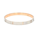 Load image into Gallery viewer, 6.75mm Platinum &amp; Rose Gold Bracelet for Men JL PTB 1078

