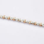 Load image into Gallery viewer, Platinum &amp; Rose Gold Bracelet for Men JL PTB 705
