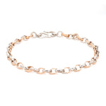 Load image into Gallery viewer, Platinum &amp; Rose gold Bracelet JL PTB 854
