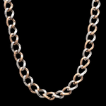 Load image into Gallery viewer, Platinum &amp; Rose Gold Chain for Men JL PT CH 902
