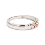 Load image into Gallery viewer, Platinum &amp; Rose Gold Couple Rings JL PT 999
