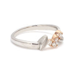 Load image into Gallery viewer, Platinum &amp; Rose Gold Couple Rings JL PT 999
