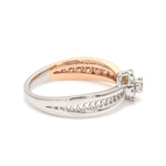 Load image into Gallery viewer, Platinum &amp; Rose Gold Couple Rings with Diamonds JL PT 998
