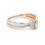 Load image into Gallery viewer, Platinum &amp; Rose Gold Couple Rings with Diamonds JL PT 998

