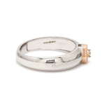 Load image into Gallery viewer, Platinum &amp; Rose Gold Couple Rings with Diamonds JL PT 998-RG
