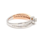 Load image into Gallery viewer, Platinum &amp; Rose Gold Couple Rings with Diamonds JL PT 998-RG
