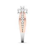 Load image into Gallery viewer, Platinum &amp; Rose Gold Couple Rings with Diamonds JL PT 998-RG

