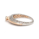 Load image into Gallery viewer, Platinum &amp; Rose Gold Couple Rings with Single Diamonds JL PT 952
