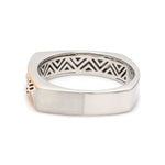 Load image into Gallery viewer, Platinum &amp; Rose Gold Couple Rings with Single Diamonds JL PT 952
