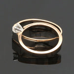 Load image into Gallery viewer, Platinum &amp; Rose Gold Couple Rings with Solitaires JL PT 901
