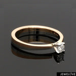 Load image into Gallery viewer, Platinum &amp; Rose Gold Couple Rings with Solitaires JL PT 901
