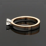Load image into Gallery viewer, Platinum &amp; Rose Gold Couple Rings with Solitaires JL PT 901
