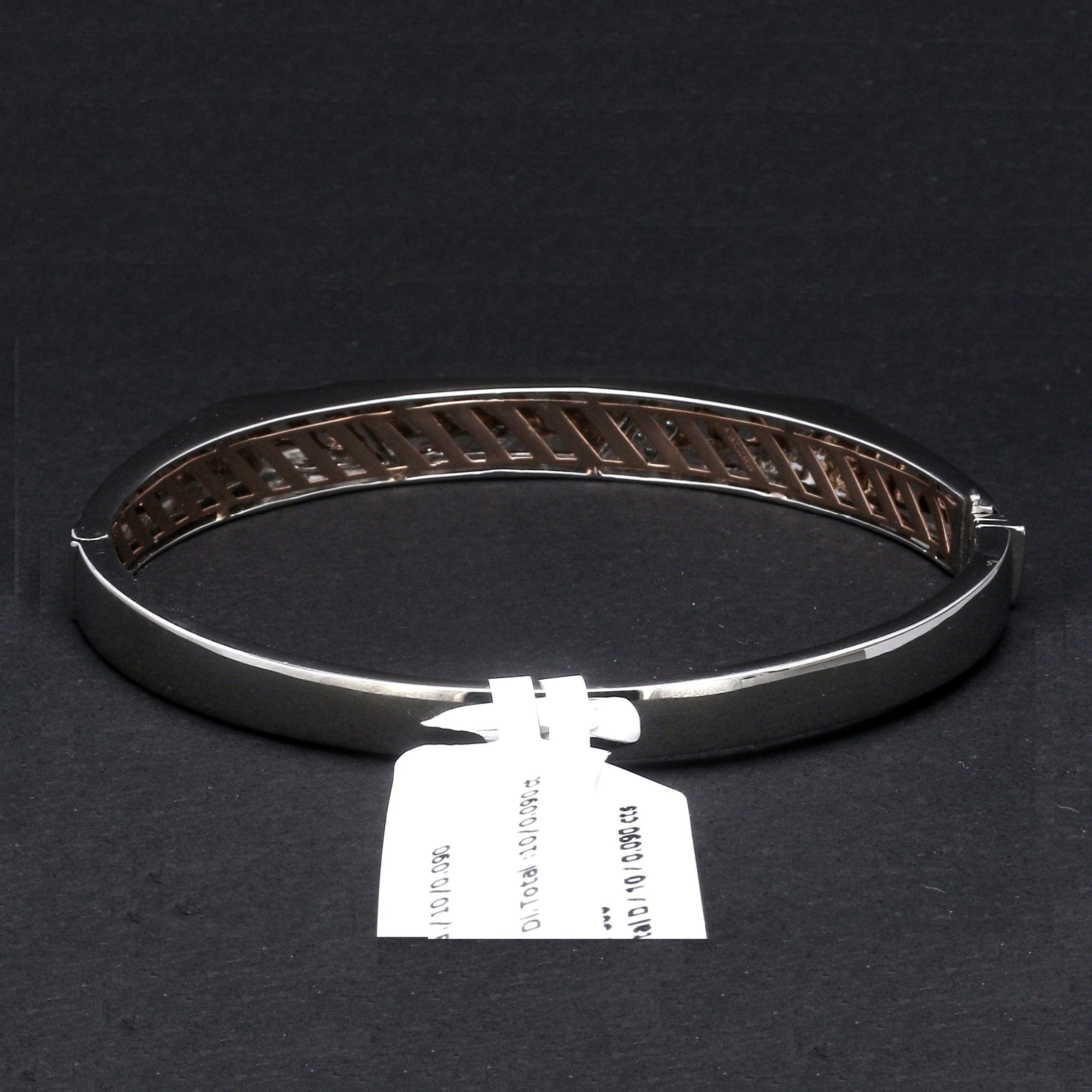 Platinum Rose Gold Diamond Bracelet with Matte Finish for Men JL PTB 1180
