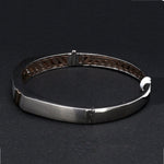 Load image into Gallery viewer, Platinum Rose Gold Diamond Bracelet with Matte Finish for Men JL PTB 1180
