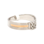 Load image into Gallery viewer, Platinum &amp; Rose Gold Diamond Ring for Men JL PT 1157
