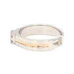 Load image into Gallery viewer, Platinum &amp; Rose Gold Diamond Ring for Men JL PT 1161
