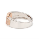 Load image into Gallery viewer, Platinum &amp; Rose Gold Diamond Ring for Men JL PT 1315
