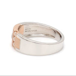 Load image into Gallery viewer, Platinum &amp; Rose Gold Diamond Ring for Men JL PT 1315
