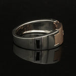 Load image into Gallery viewer, Platinum &amp; Rose Gold Diamond Ring for Men JL PT 1315
