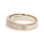 Load image into Gallery viewer, Platinum &amp; Rose Gold Fusion Single Diamond Ring for Men JL PT 995
