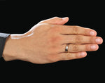 Load image into Gallery viewer, Platinum &amp; Rose Gold Fusion Single Diamond Ring for Men JL PT 995
