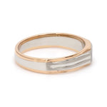 Load image into Gallery viewer, Platinum &amp; Rose Gold Fusion Single Diamond Ring for Men JL PT 997
