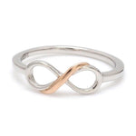 Load image into Gallery viewer, Platinum &amp; Rose Gold ring for women JL PT 1142
