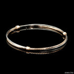 Load image into Gallery viewer, Platinum Rose Gold Bangle for Women JL PTB 1246
