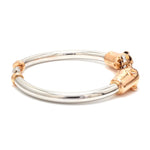 Load image into Gallery viewer, Platinum &amp; Rose Gold Panther Bracelet for Men JL PTB 1184

