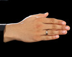 Load image into Gallery viewer, Platinum &amp; Rose Gold Single Diamond Ring for Men JL PT 1143
