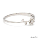 Load image into Gallery viewer, Platinum Single Diamond Flower Ring for Women JL PT LR 29

