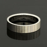 Load image into Gallery viewer, Platinum Unisex Couple Rings with Unique Texture JL PT 1333
