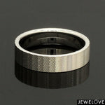 Load image into Gallery viewer, Platinum Unisex Couple Rings with Unique Texture JL PT 1333
