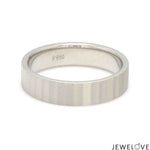 Load image into Gallery viewer, Platinum Unisex Couple Rings with Unique Texture JL PT 1333
