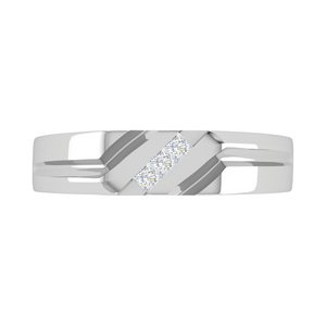 Platinum Unisex Ring with Diamonds JL PT MB PR 136