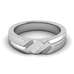 Load image into Gallery viewer, Platinum Unisex Ring with Diamonds JL PT MB PR 136
