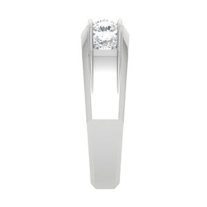 Platinum Unisex Ring with Diamonds JL PT MB RD 146