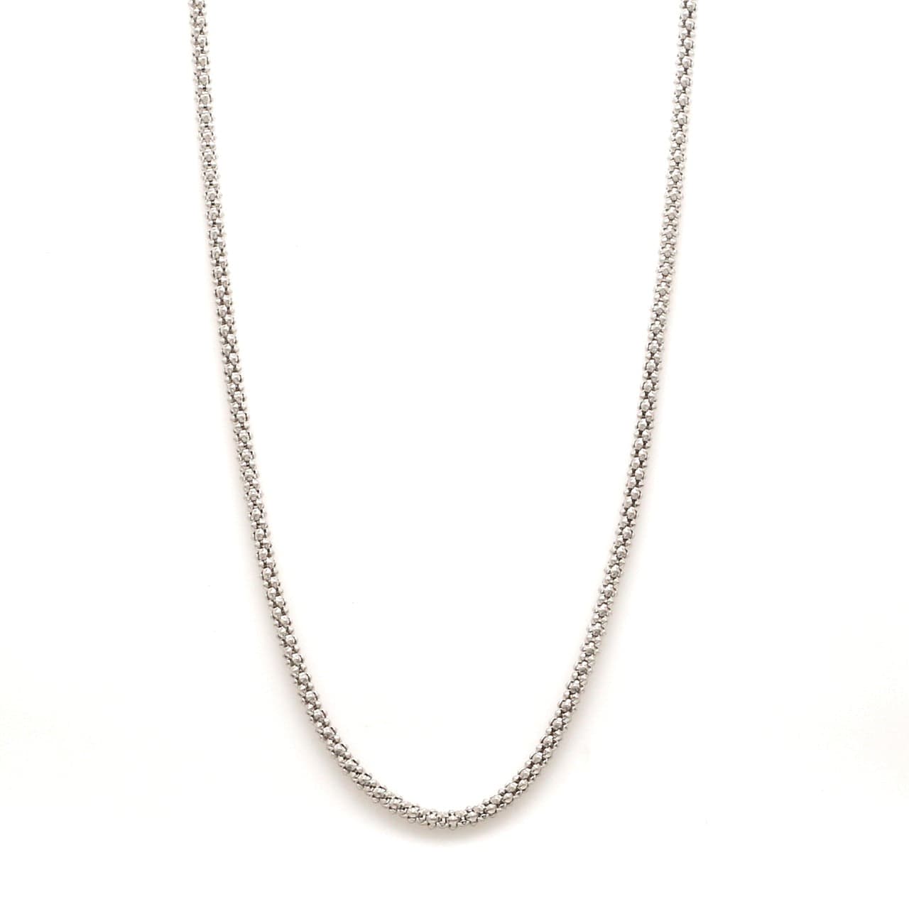 2.25mm PopCorn Platinum Chain JL PT CH 1004