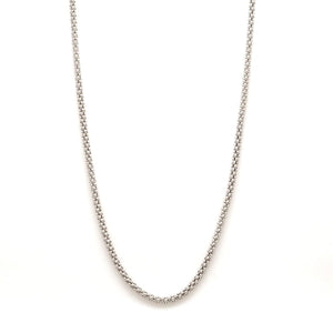 2.25mm PopCorn Platinum Chain JL PT CH 1004