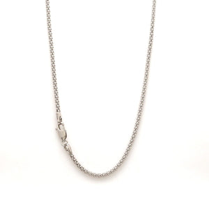 2.25mm PopCorn Platinum Chain JL PT CH 1004