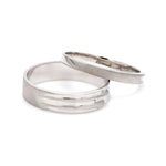 Load image into Gallery viewer, Price Point Plain Platinum Love Bands JL PT 234
