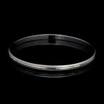 Load image into Gallery viewer, Punjabi Platinum Kada for Men with Matte Finish &amp; Hi-Polish JL PTB 617
