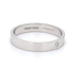 Load image into Gallery viewer, Platinum Engagement Rings with Small Single Diamonds JL PT 122
