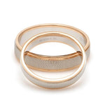 Load image into Gallery viewer, Designer Unisex Platinum &amp; Rose Gold Couple Rings JL PT 1121
