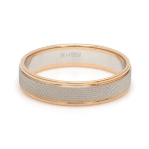 Designer Unisex Platinum & Rose Gold Couple Rings JL PT 1121