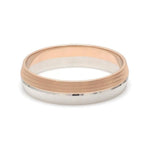 Load image into Gallery viewer, Designer Unisex Platinum &amp; Rose Gold Couple Rings JL PT 1150
