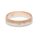 Load image into Gallery viewer, Designer Unisex Platinum &amp; Rose Gold Couple Rings JL PT 1150
