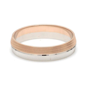 Designer Unisex Platinum & Rose Gold Couple Rings JL PT 1150